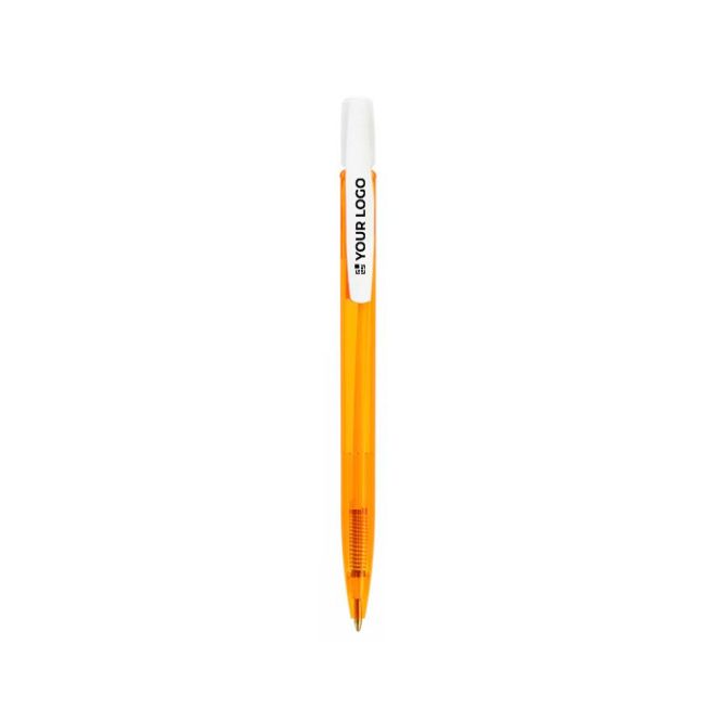 Stylos BIC publicitaires en encre bleue BIC® Media Clic Clear 