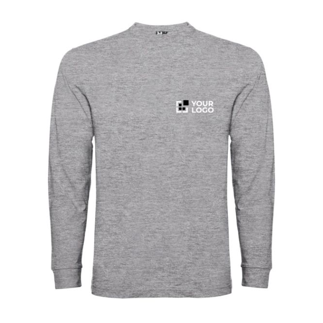 T-shirt en coton à manches longues 165 g/m² Roly Direct Pointer 