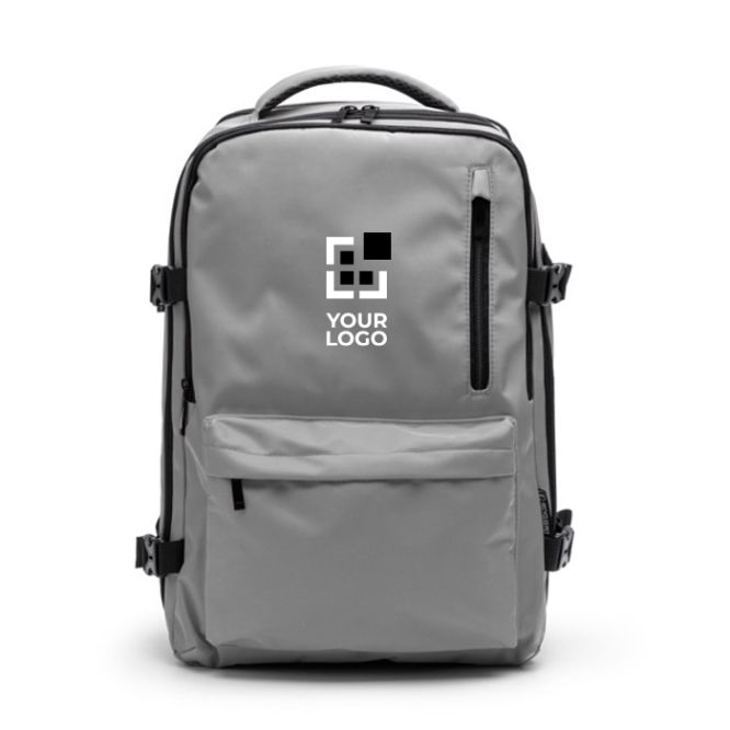 Sac à dos de voyage en polyester recyclé résistant à l'eau PC 16