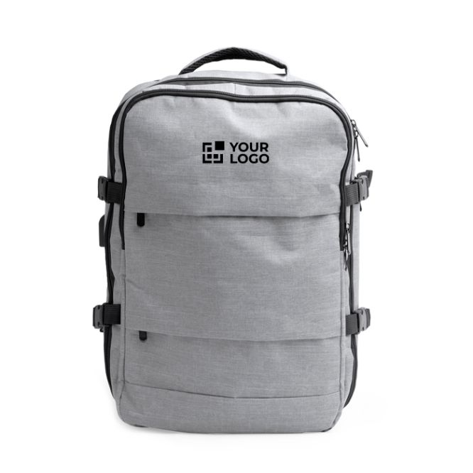 Sac à dos en RPET avec port USB et poche pour ordinateur 17,3’’