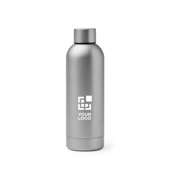 Bouteille isotherme en acier inoxydable avec finition brillante 550ml