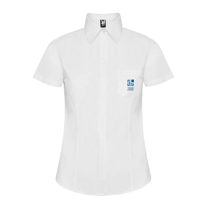 Chemise de travail à manches courtes 130 g/m² Roly Sofia 