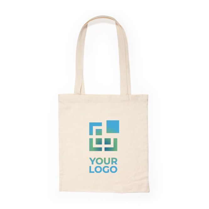 Tote bag fabriqué en coton avec poignées longues 105 g/m²