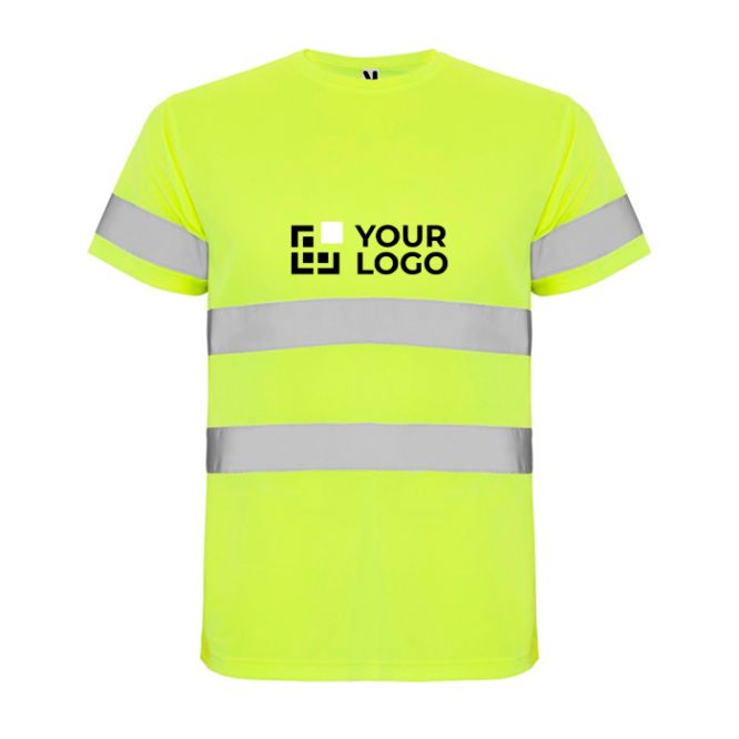 T-shirt de travail haute visibilité 130 g/m² Roly Delta 