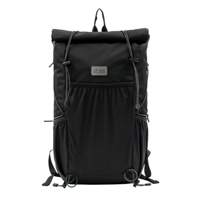 Sac à dos Roll Top en polyester pour ordinateur portable 16”