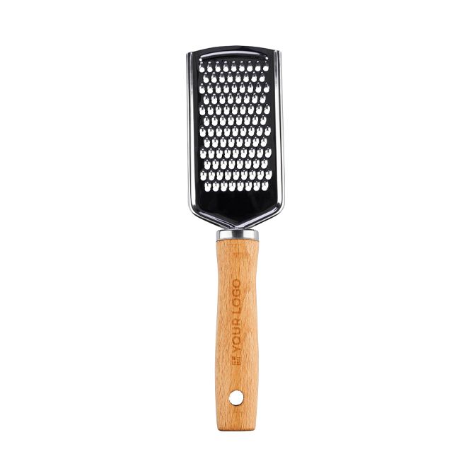 Râpe en acier inoxydable avec manche en bois personnalisable