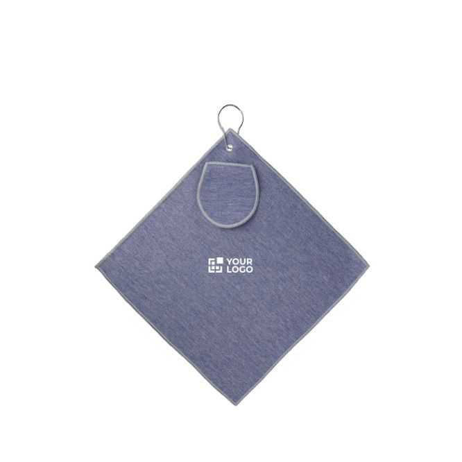 Serviette RPET spéciale golf avec poche pour balle