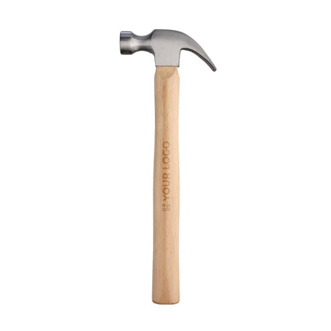 Marteau avec corps en bois de hêtre et tête en acier