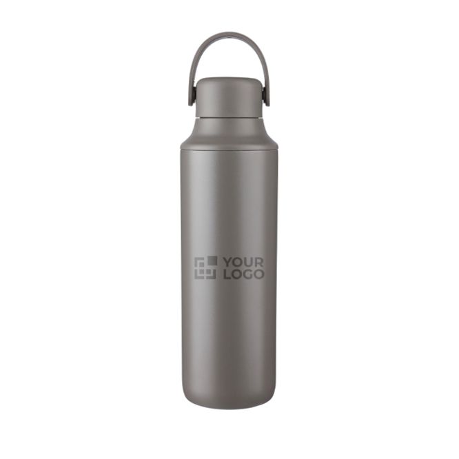 Bouteille en acier inoxydable avec double type de bouchon 500ml