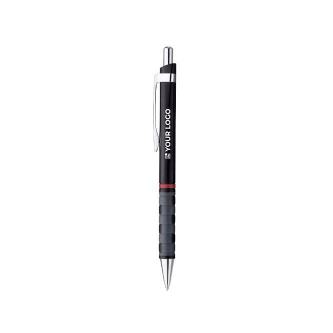 Stylo Rotring en plastique avec grip antidérapant encre bleue