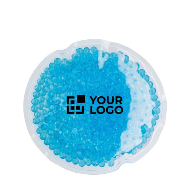 Patch gel circulaire avec perles d'eau pour refroidir ou chauffer