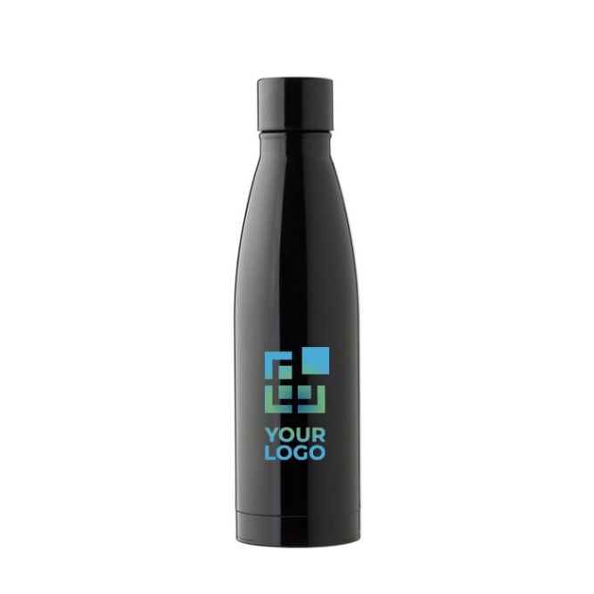 Bouteille en acier inoxydable avec bouchon à vis assorti 500ml