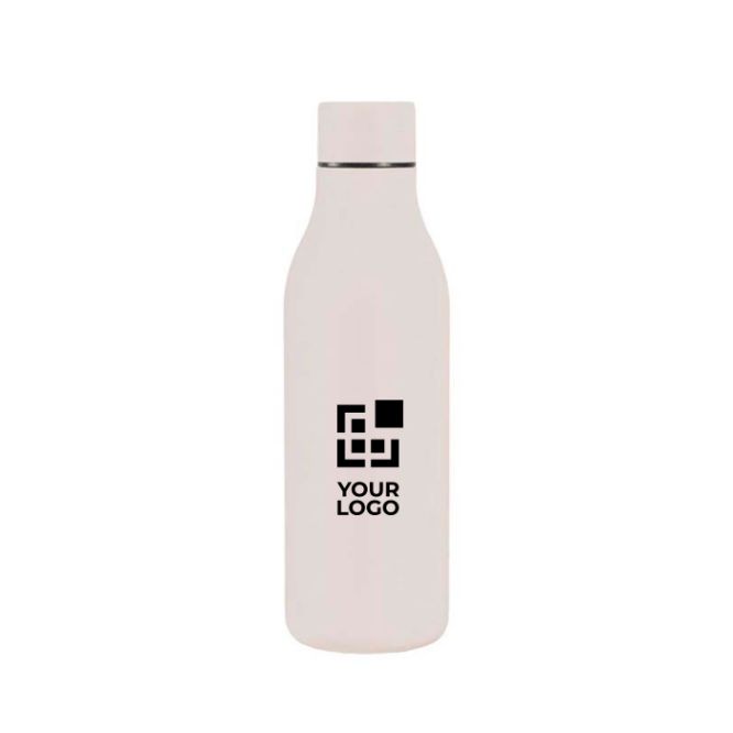 Bouteille en inox à double paroi avec bouchon assorti 500ml
