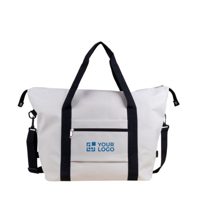 Sac en similicuir pour voyage avec sangle pour trolley