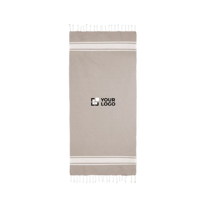 Paréo en coton recyclé et polyester en plusieurs couleurs 150 g/m2
