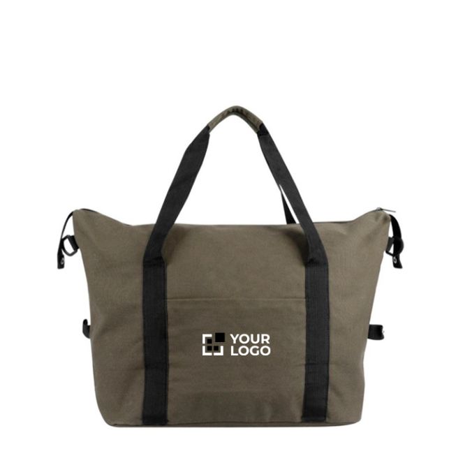 Sac en toile RPET idéal pour être transporté sur un trolley 460 g/m2