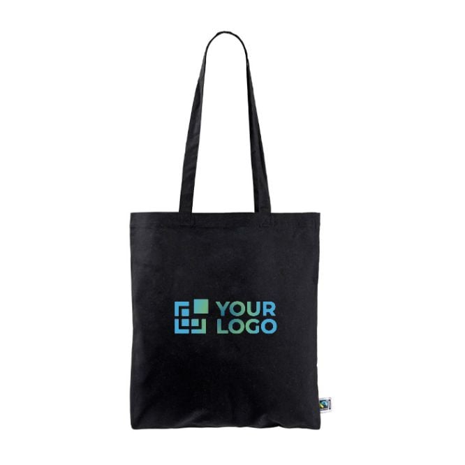 Sac en coton Fairtrade à longues anses capacité 6kg 140 g/m2