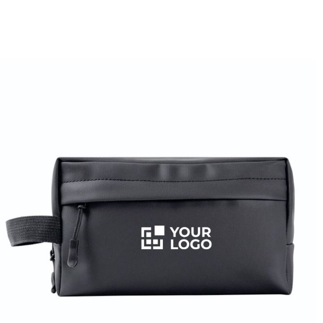 Trousse en cuir synthétique avec poignée latérale 500 g/m2