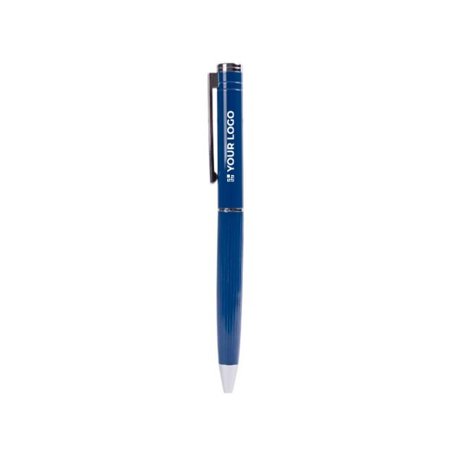 Stylo élégant à mécanisme rotatif à encre bleue
