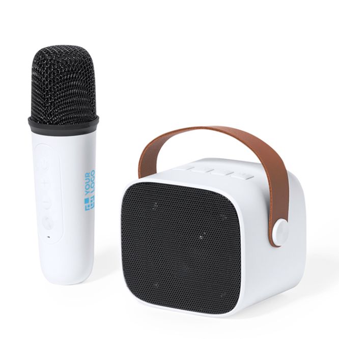 Set karaoké avec enceinte 5 watts et micro Bluetooth