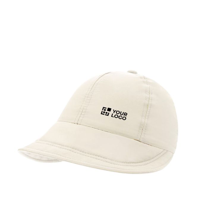 Casquette en polyester à 6 panneaux avec large visière