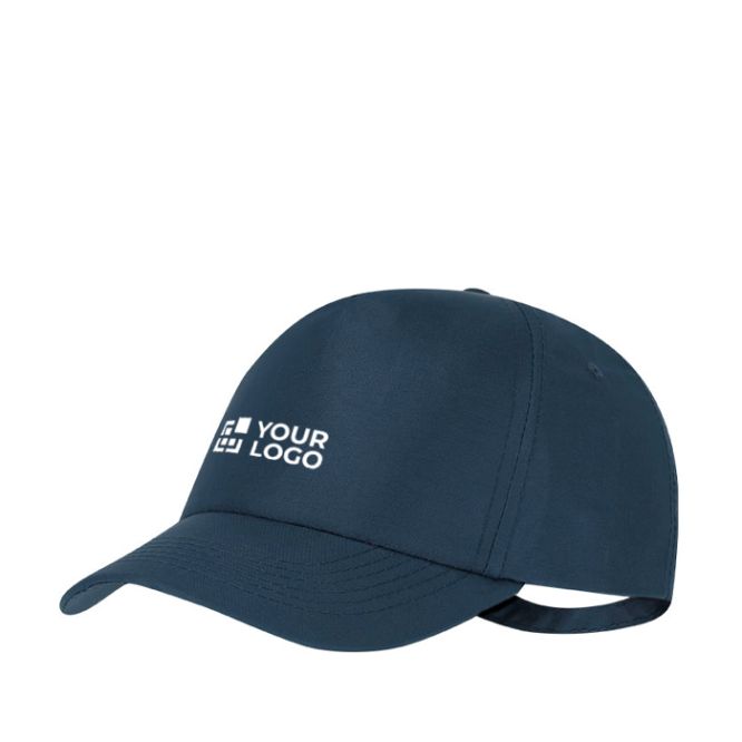 Casquette ajustable en polyester RPET avec boucle métallique UV50