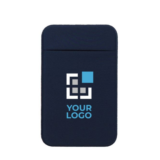 Porte-cartes adhésif pour smartphone en matériau élastique