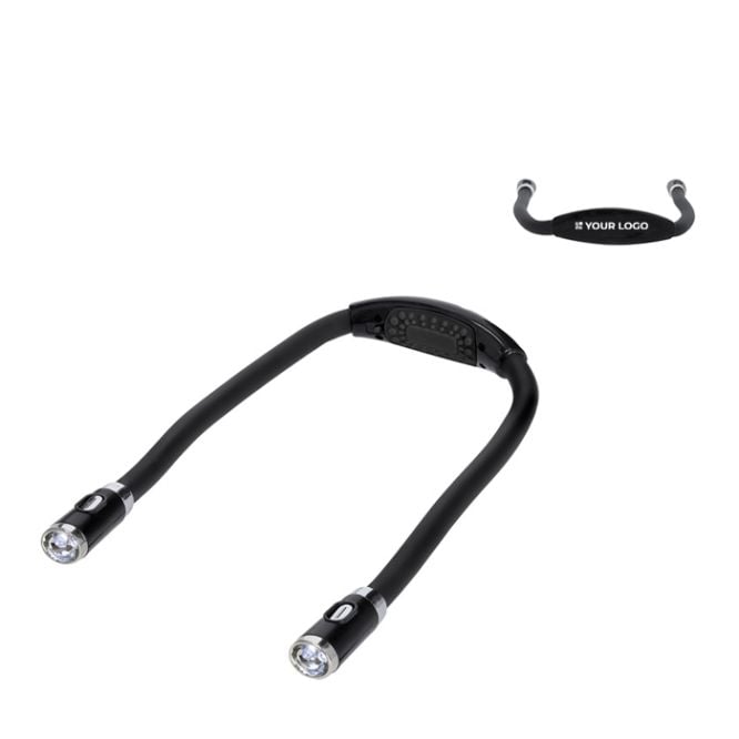 Lampe de lecture mains libres avec design ergonomique et 4 LED