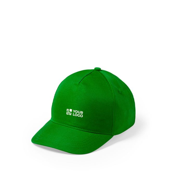 Casquette personnalisable pour enfant vue avec zone d'impression