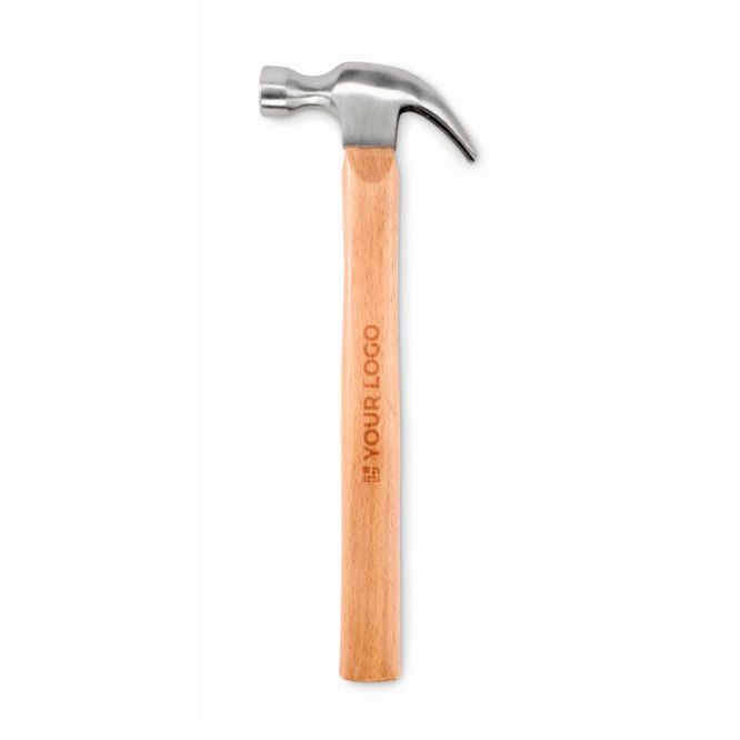 Marteau de menuisier classique en bois avec tête en acier