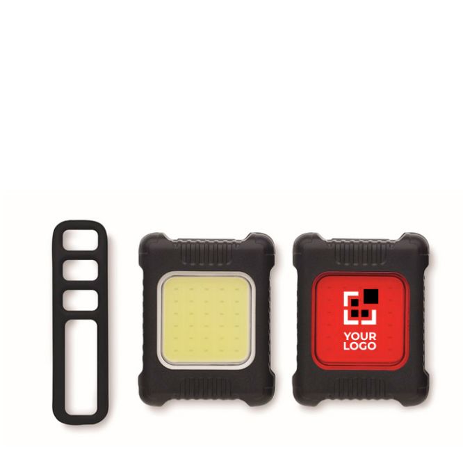 Set de 2 lampes rechargeables avec 3 modes d’éclairage pour vélos