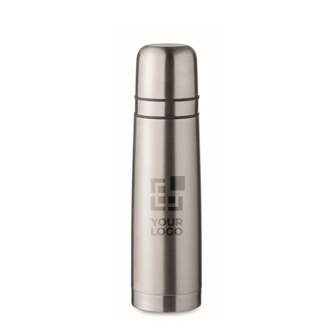 Thermos inox recyclé avec 2 tasses intégrées dans le couvercle 750ml