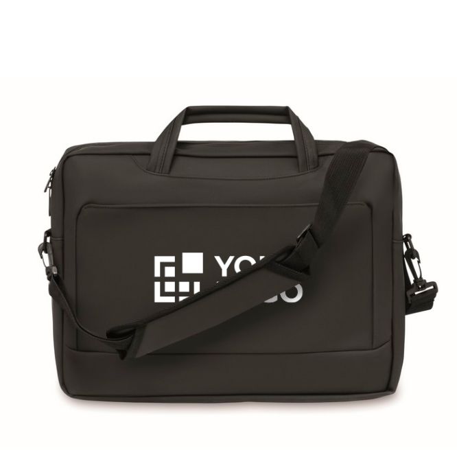 Mallette ordinateur portable anses et bandoulière ajustable 15 pouces