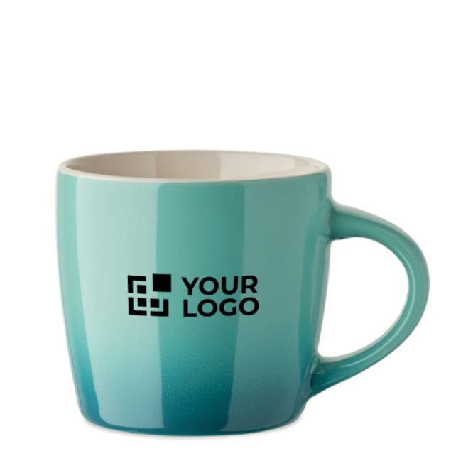 Tasse en céramique avec dégradé en plusieurs couleurs 300 ml