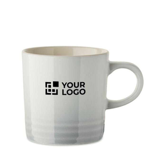 Tasse en céramique avec dégradé de couleurs et intérieur blanc 290 ml