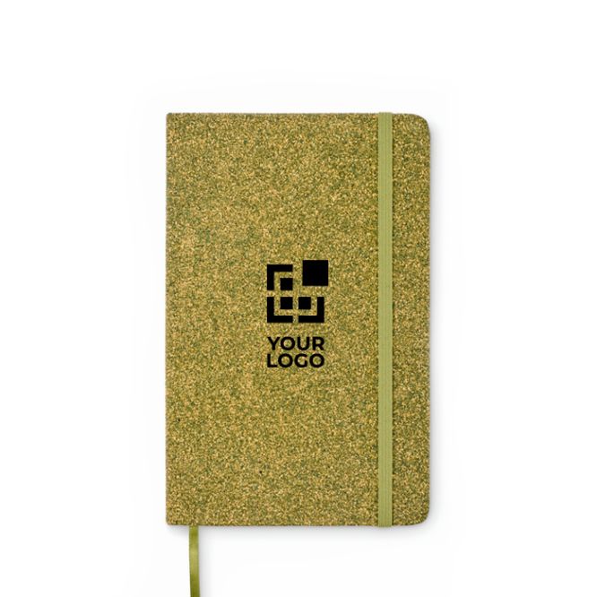 Carnet A5 à couverture rigide en matériaux recyclés, pages lignées