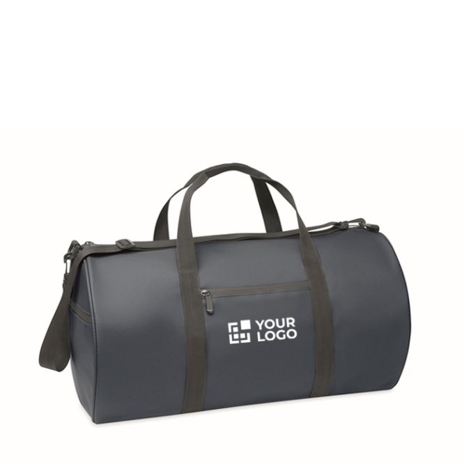 Sac de voyage en polyester et PU avec des poches latérales