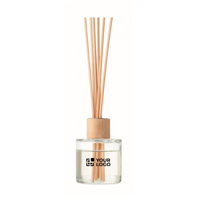 Élégant diffuseur de parfum à la vanille avec détail en bambou