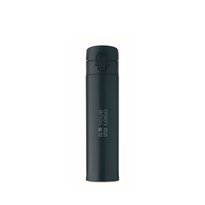 Gourde en acier inoxydable anti-fuite avec ouverture pression 300ml