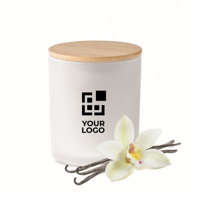 Bougie longue durée aux plantes avec couvercle Candlelight Medium