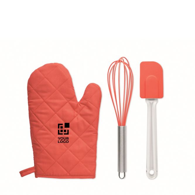 Kit d'ustensiles de cuisson à personnaliser Gant de cuisine Cook