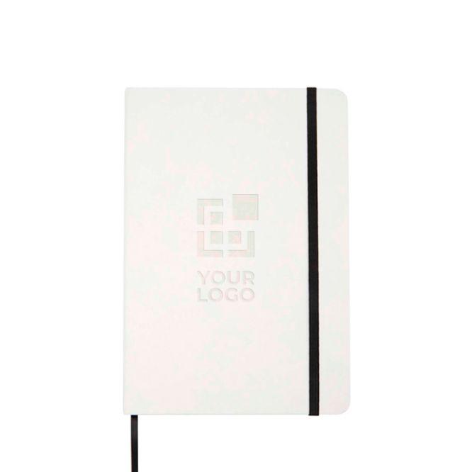 Carnet à couverture rigide et papier en pierre A5 pages lignées