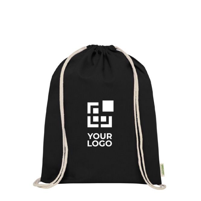 Sac à dos en coton biologique 140 g/m2