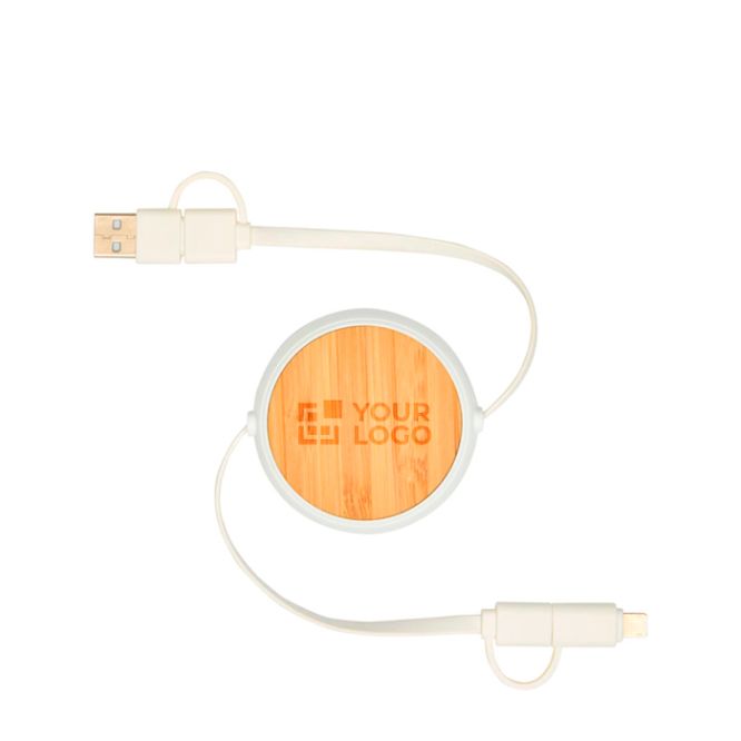 Câble rétractable charge rapide 5 en 1 et synchronisation des données