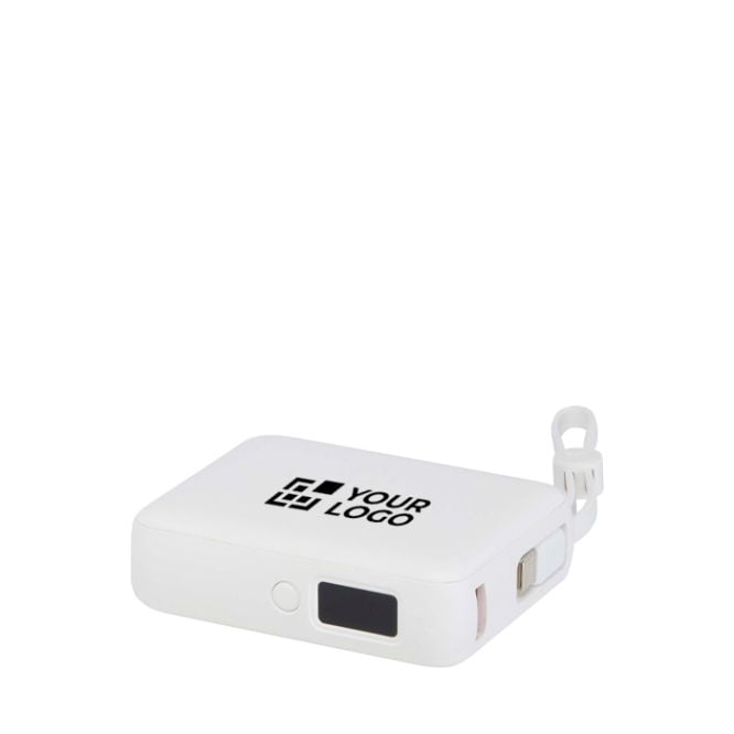 Batterie externe en plastique recyclé avec charge rapide 10 000 mAh