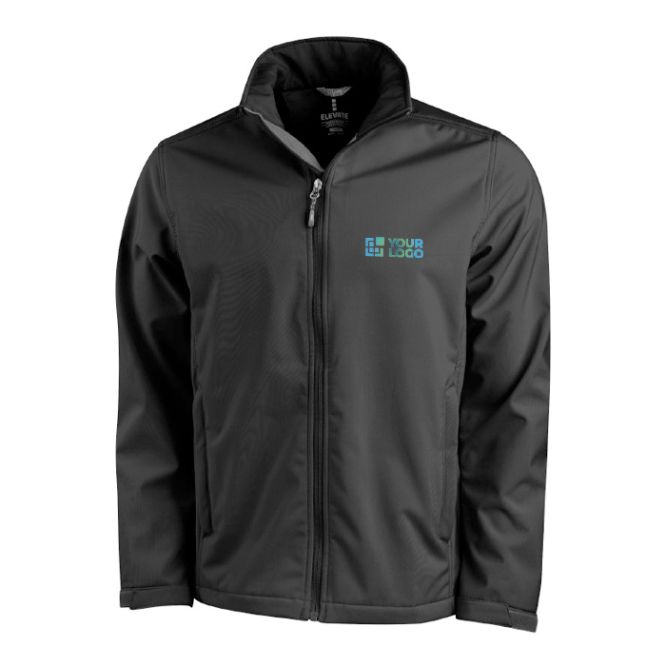 Veste softshell pour entreprise 270 g/m2 avec zone d'impression
