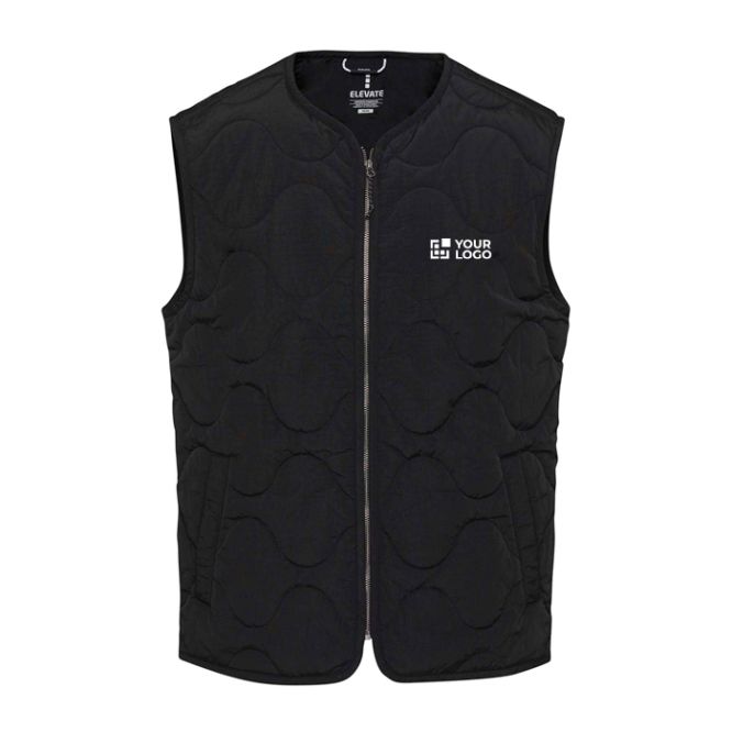 Gilet unisexe en nylon recyclé à effet texturé 110 g/m² Elevate NXT