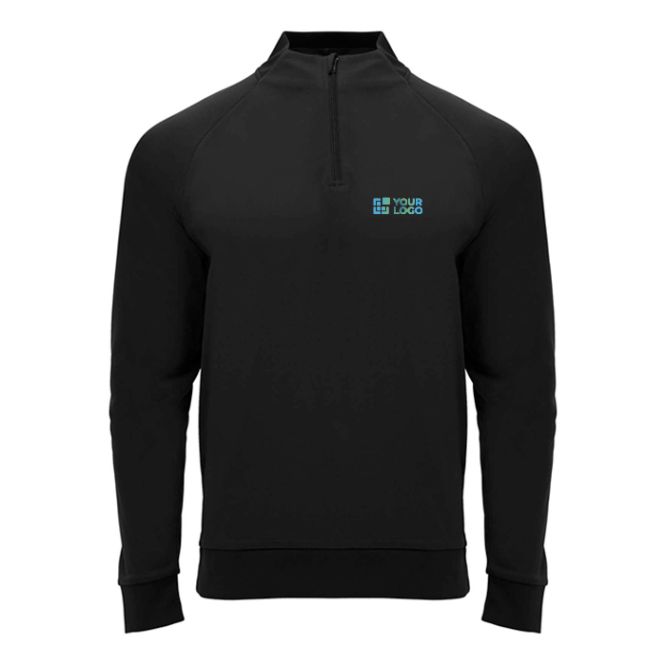 Sweat-shirt enfant à manches longues avec zip court 200 g/m² Roly Langarm-Kinder-Sweatshirt mit Logo, 200 g/m2 Roly 
