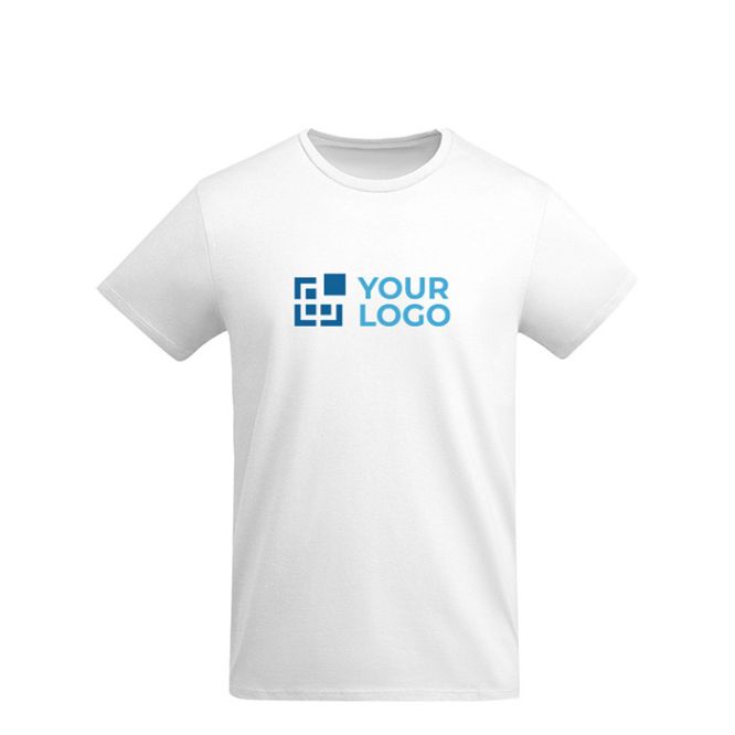 T-shirt en coton biologique en tricot pour enfants 175 g/m² Roly avec zone d'impression