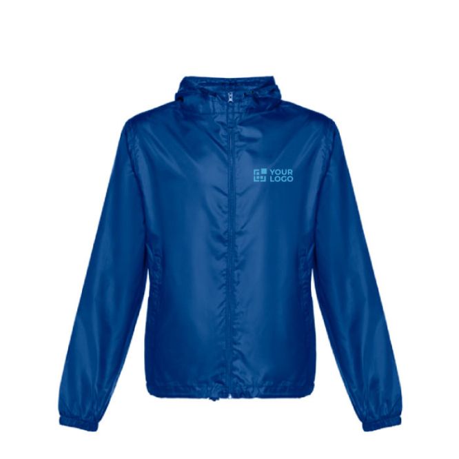Vestes coupe-vent pour enfants en polyester 65 g/m² THC Dublin Kids avec zone d'impression